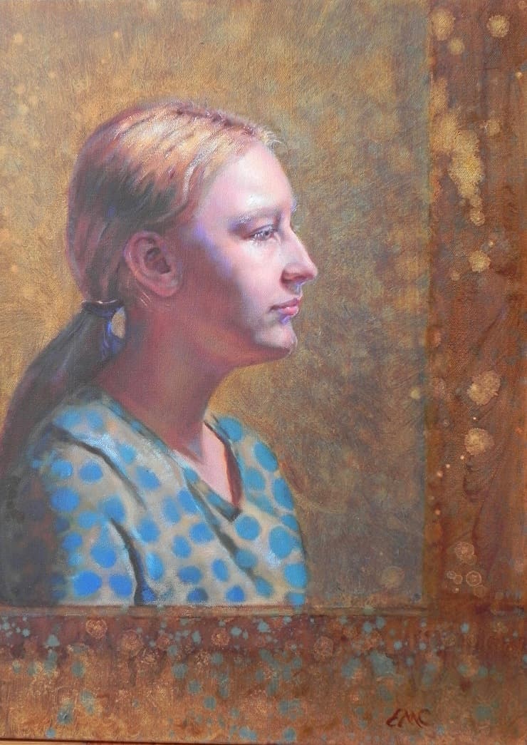 Essie with Blues and Golds